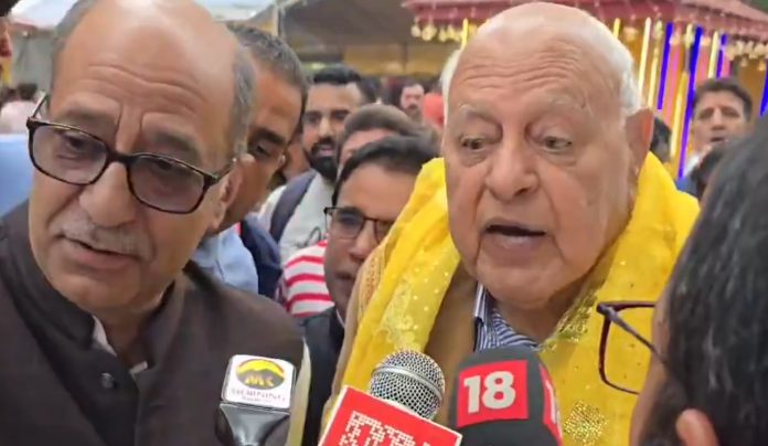 Devotees At Kheer Bhawani Mela Befitting Reply To Perpetrators Of Pahalgam Attack: Farooq Abdullah