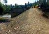 View of the complete bridge awaiting approaches at Dargam Pattan area of Baramulla district. — Excelsior/Aabid Nabi