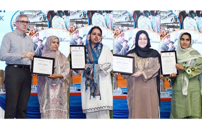 CM Omar Abdullah launching Mission Yuva programme in Srinagar on Saturday. CM Omar Abdullah launching Mission Yuva programme in Srinagar on Saturday.