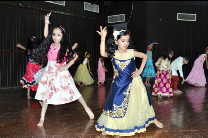 Participating children performing dance during JU summer camp. Participating children performing dance during JU summer camp.