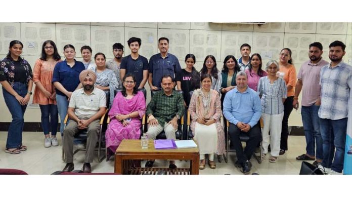 JU senior faculty members and others on the inauguration of Certificate Course in Theatre.
