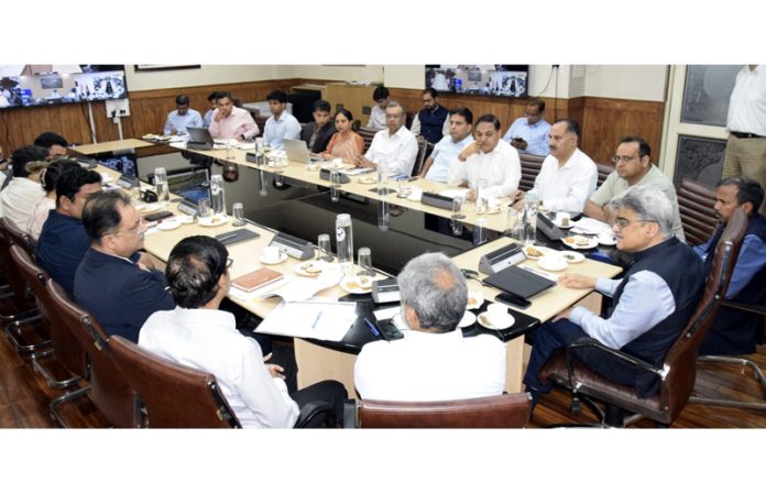 Chief Secretary chairing a meeting on Friday. Chief Secretary chairing a meeting on Friday.