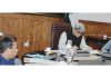 Chief Secretary chairing a meeting on Tuesday.