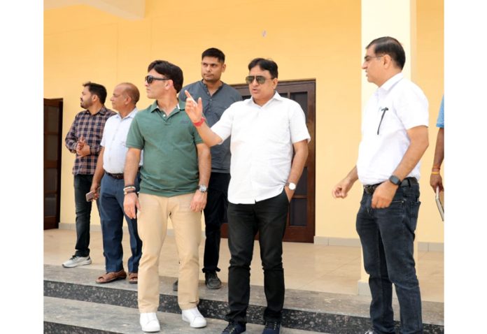 Director Tourism during visit to Samba on Friday. Director Tourism during visit to Samba on Friday.