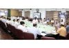 DyCM chairing a meeting at Jammu on Friday.