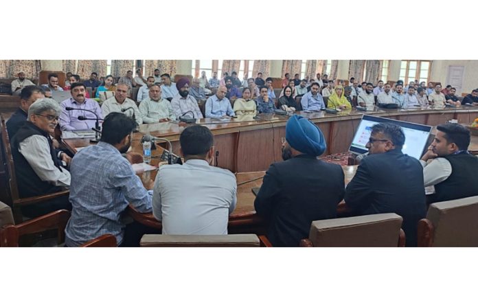 Chief Secretary chairing a session organised under Mission Yuva on Thursday. Chief Secretary chairing a session organised under Mission Yuva on Thursday.