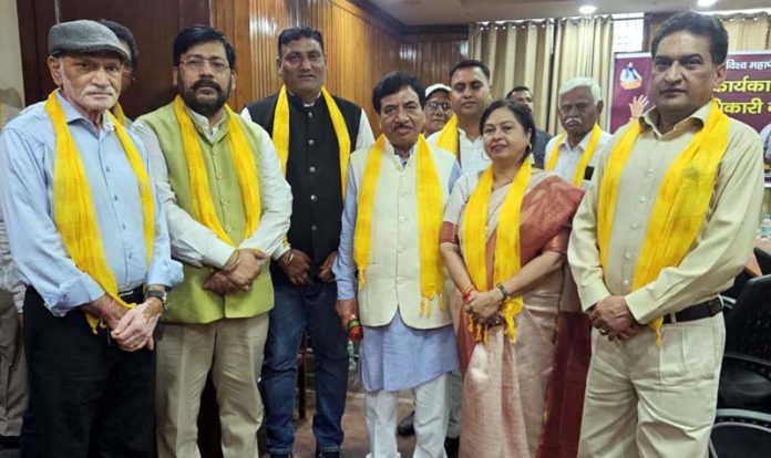 Members of BRHF during meeting with Dr Satyanarayan Jatiya, Member of the Parliamentary Board of the Bharatiya Janata Party on Sunday. Members of BRHF during meeting with Dr Satyanarayan Jatiya, Member of the Parliamentary Board of the Bharatiya Janata Party on Sunday.