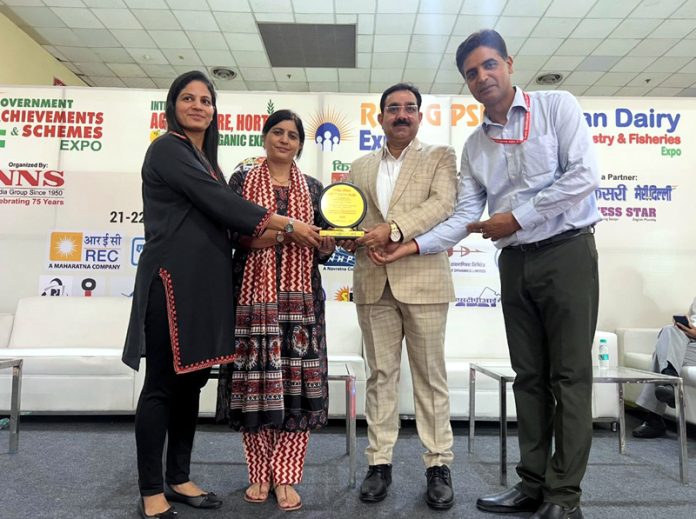 CUJ delegation members receiving award during Government Achievements & Schemes Expo 2025, at New Delhi. CUJ delegation members receiving award during Government Achievements & Schemes Expo 2025, at New Delhi.