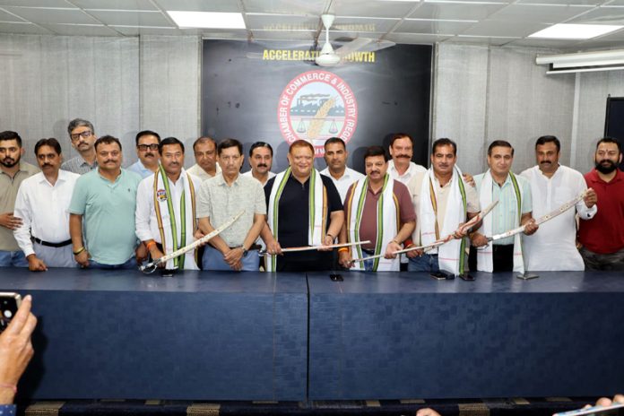 CCI Jammu team members and other dignitaries during a function at Gandhi Nagar, Jammu. CCI Jammu team members and other dignitaries during a function at Gandhi Nagar, Jammu.