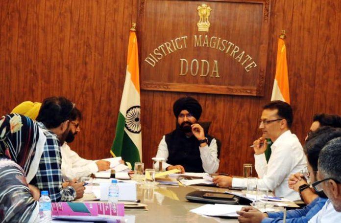 DC Doda chairing preparatory meeting for Formulation of District Capex Budget 2025û26 DC Doda chairing preparatory meeting for Formulation of District Capex Budget 2025û26