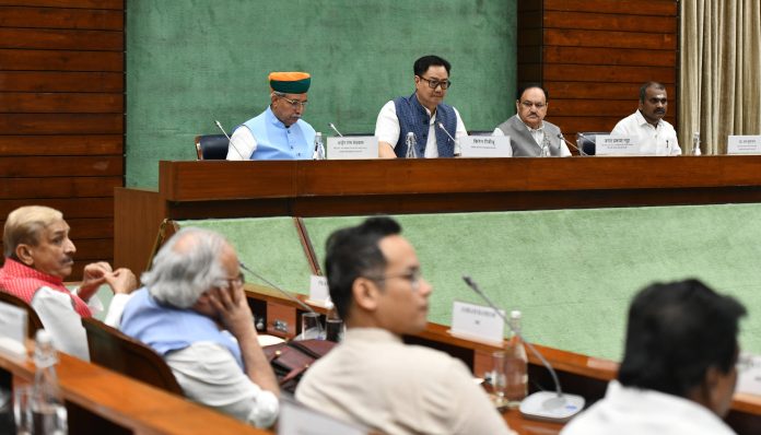 Oppn Raises Pahalgam Attack, Trump's Remarks, SIR In Session Eve Meet; Govt Says Open To Discuss All Issues As Per Rules Oppn Raises Pahalgam Attack, Trump's Remarks, SIR In Session Eve Meet; Govt Says Open To Discuss All Issues As Per Rules