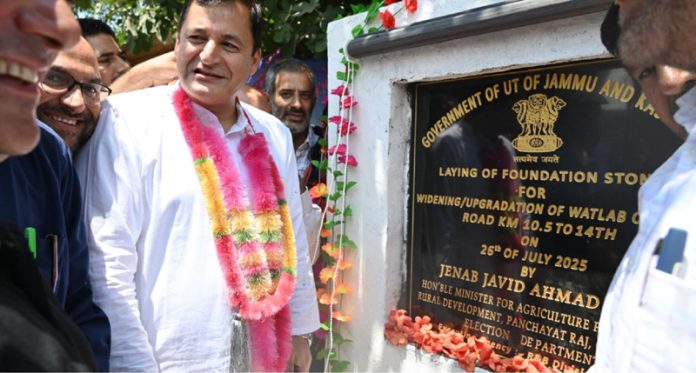 Javid Dar launches Key Road Projects to Boost Rural Infrastructure in Baramulla. Javid Dar launches Key Road Projects to Boost Rural Infrastructure in Baramulla.
