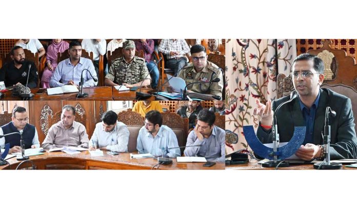 Arrangements for Hawan-Shrawan Bah at Tirath Raj Kapal Mochan Shrine Temple reviewed in Shopian