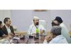 Dr Mohd Jaffer Akhoon, chairman and CEC chairing a meeting on Tuesday.