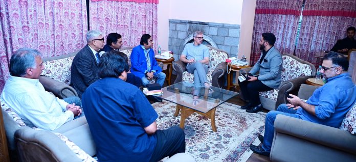 CM Omar Abdullah Meets Various Delegations At Raabita Office CM Omar Abdullah Meets Various Delegations At Raabita Office