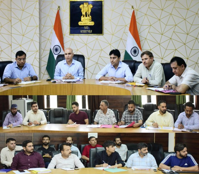 DC Kishtwar reviewing functioning of Revenue Department- Sets timelines for key deliverables DC Kishtwar reviewing functioning of Revenue Department- Sets timelines for key deliverables