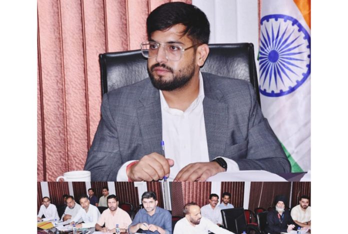 DC Rajouri reviews implementation of flagship government schemes