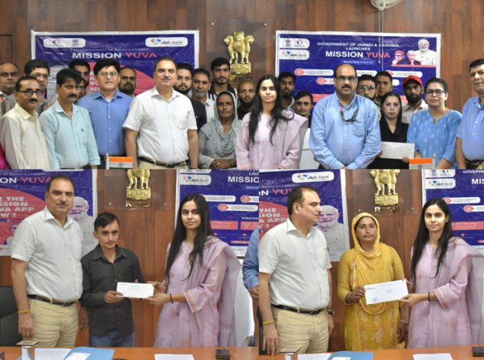 DC Reasi distributes 48 sanction letters to beneficiaries under Mission YUVA