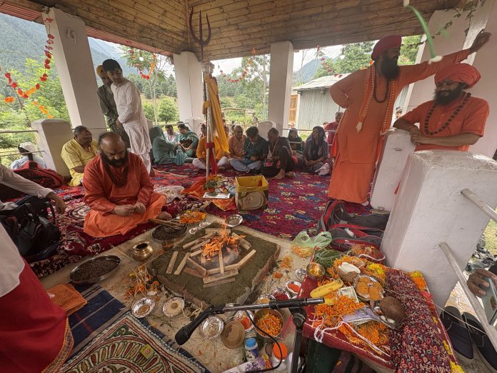 Chhari Mubarak Taken To Pahalgam For Bhoomi Pujan