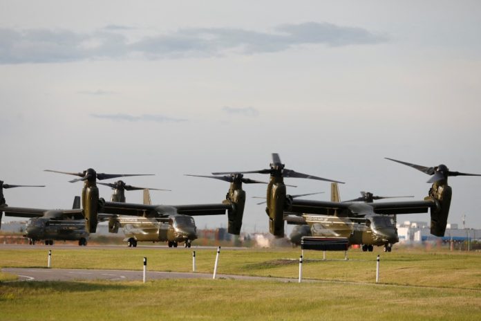 Japanese Army opens new base in southwestern prefecture of Saga to host fleet of Osprey aircraft Japanese Army opens new base in southwestern prefecture of Saga to host fleet of Osprey aircraft