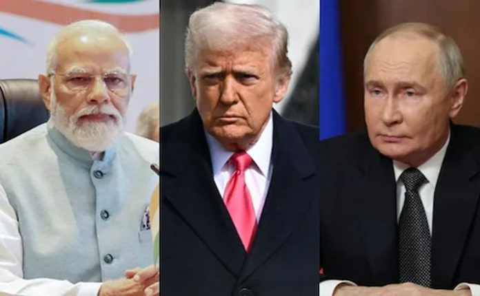 Modi Trump Putin