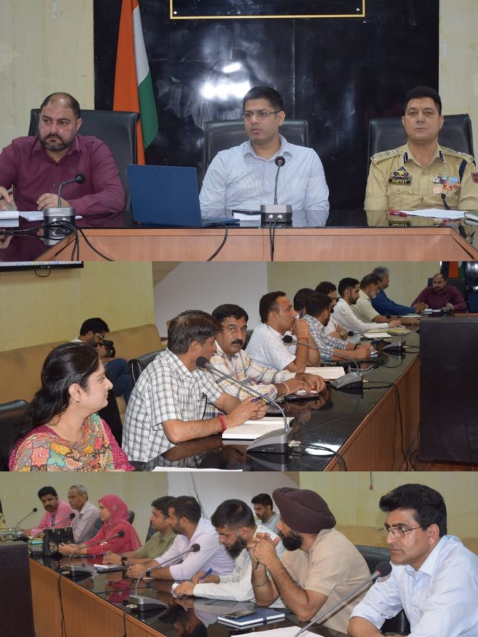 DC poonch reviews anti-drug measures in Poonch DC poonch reviews anti-drug measures in Poonch