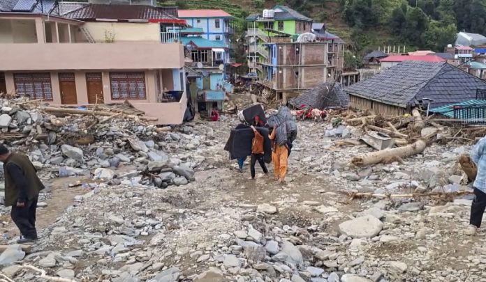 Rain-ravaged Mandi in HP