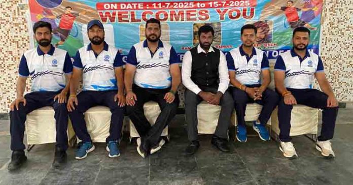 Players posing after completed Coach-cum-Referee Course in Delhi.