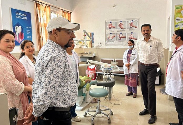 DHSJ inspecting CHC Khour on Wednesday.