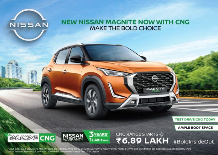 Nissan rolls out phase 2 of CNG retrofitment for ‘Magnite’ Nissan rolls out phase 2 of CNG retrofitment for ‘Magnite’