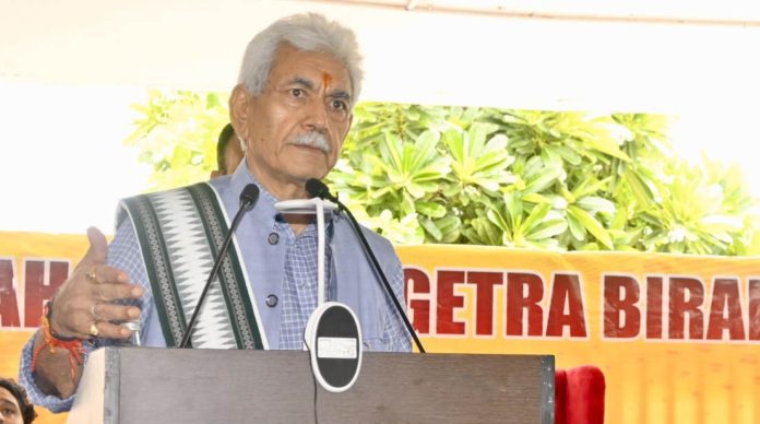 Govt Committed To Inclusive Development Of Border Areas: LG Sinha Govt Committed To Inclusive Development Of Border Areas: LG Sinha