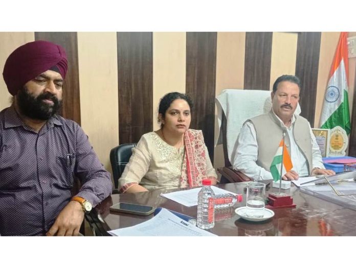 VC DDC Udhampur chairing a meeting. VC DDC Udhampur chairing a meeting.