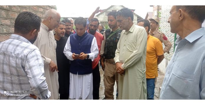 MLA Zadibal Tanvir Sadiq interacting with locals in his constituency. MLA Zadibal Tanvir Sadiq interacting with locals in his constituency.