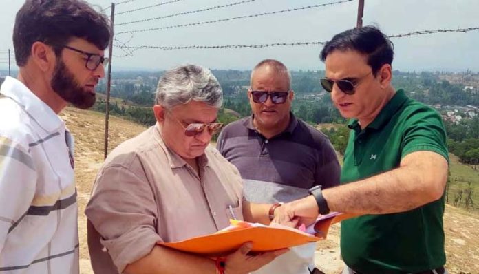 Transport Commissioner during visit to ARTO office at Budgam on Monday. Transport Commissioner during visit to ARTO office at Budgam on Monday.