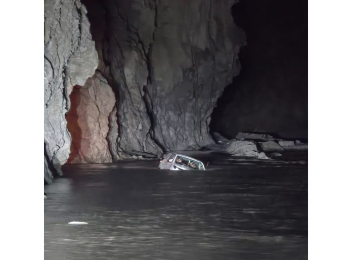 CEC’s car which falls in Zanskar.