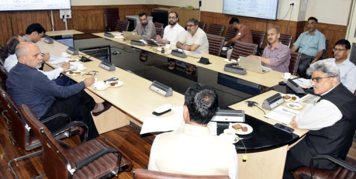 Chief Secretary chairing a meeting on Friday. Chief Secretary chairing a meeting on Friday.