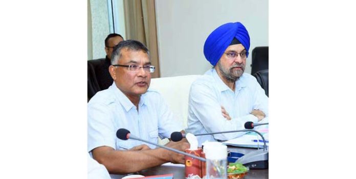 Principal Secretary APD reviewing progress under CAPEX, HADP and NABARD. Principal Secretary APD reviewing progress under CAPEX, HADP and NABARD.