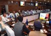 LG Ladakh Kavinder Gupta in a meeting with Councillors and HoDs in Kargil district.
