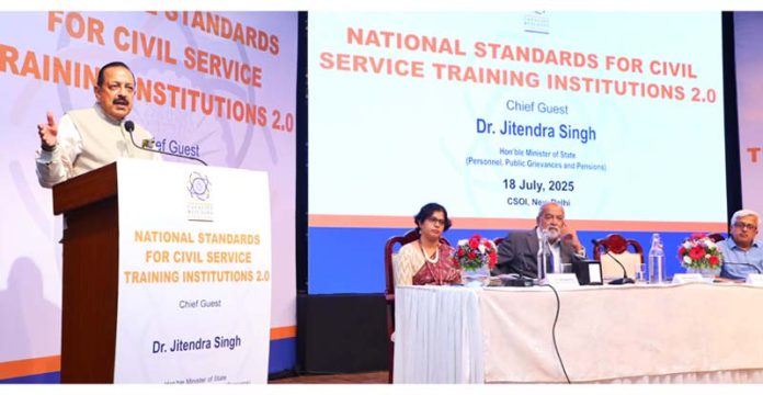 Union Minister Dr. Jitendra Singh speaking after launching the 