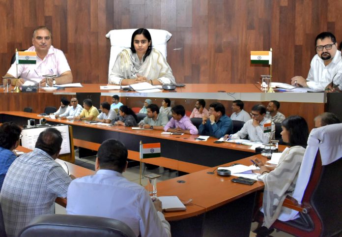 DDC Reasi chairing a meeting on Tuesday. DDC Reasi chairing a meeting on Tuesday.