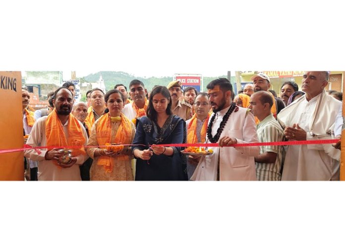 DC Reasi inaugurating Shrawan Mahotsav at Shiv Khori on Monday.