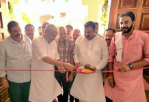 MLA Sham Lal Sharma inaugurating a medical camp at Baba Jitto Devsthan in Jhiri on Sunday.