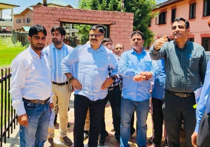 Minister Javed Rana during visit to a Gujjar-Bakerwal Hostel on Saturday. Minister Javed Rana during visit to a Gujjar-Bakerwal Hostel on Saturday.