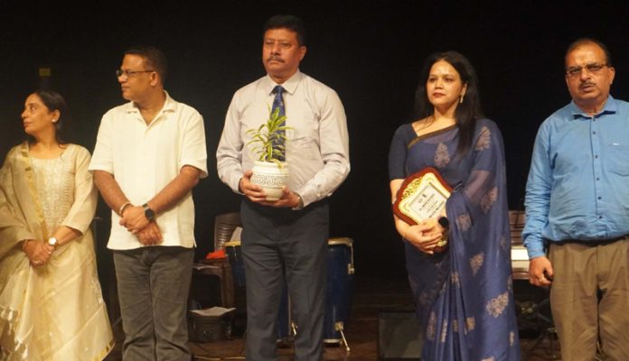 Dr Garima Thakur, deputy director Aryans Group of Colleges posing along with others during a function on Sunday.