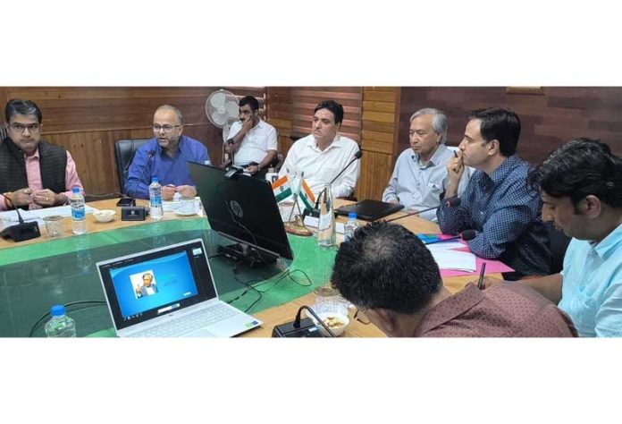 MLA Kulgam, M Y Tarigami, chairing a meeting at the Directorate of Agriculture, Lalmandi in Srinagar. MLA Kulgam, M Y Tarigami, chairing a meeting at the Directorate of Agriculture, Lalmandi in Srinagar.