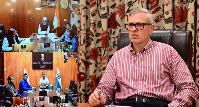 CM Omar Abdullah reviews restoration of Sgr-Jmu National Highway and other roads (1)