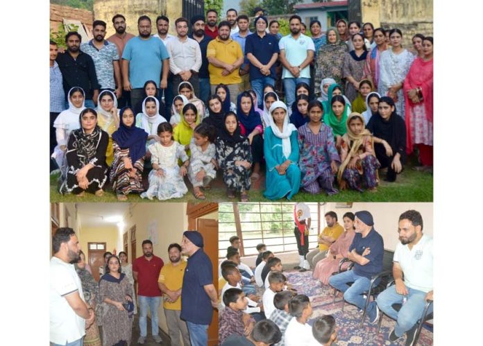 Director Social Welfare Jammu during his visit to Child Care Institutions in Poonch.