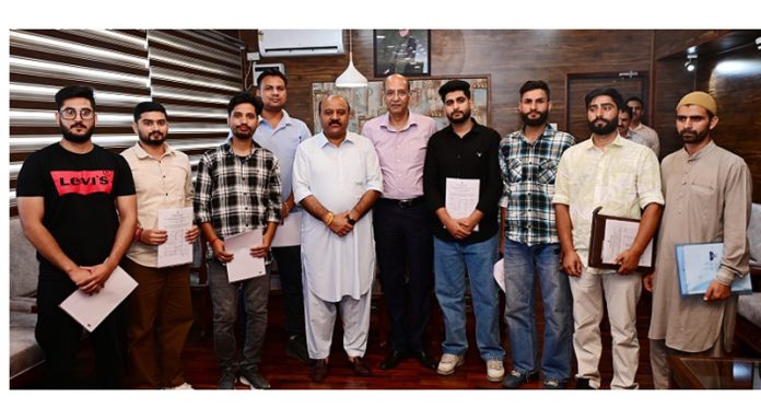 DyCM, Advisor to CM during presentation of appointment letters to youth.