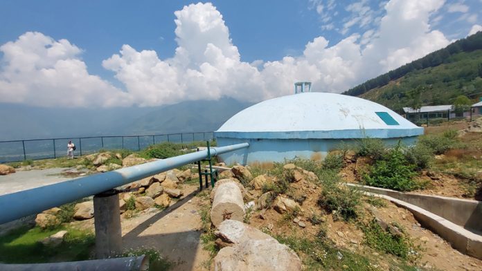 View of Water Supply Scheme in Urpash area of Ganderbal district. -Excelsior/Firdous Ahmad View of Water Supply Scheme in Urpash area of Ganderbal district. -Excelsior/Firdous Ahmad