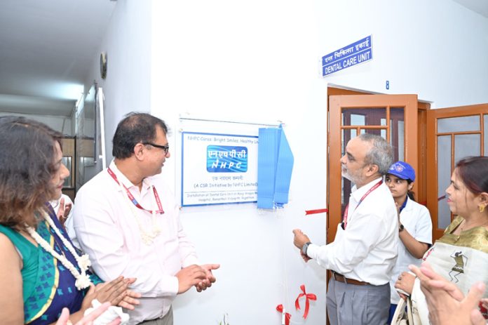 Uttam Lal, Director (Personnel), NHPC inaugurating a dental care unit on Sunday. Uttam Lal, Director (Personnel), NHPC inaugurating a dental care unit on Sunday.